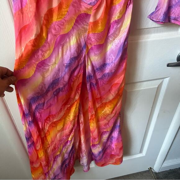 Rahi Sienna Dress in Sunset Waves size XS - Picture 8 of 13